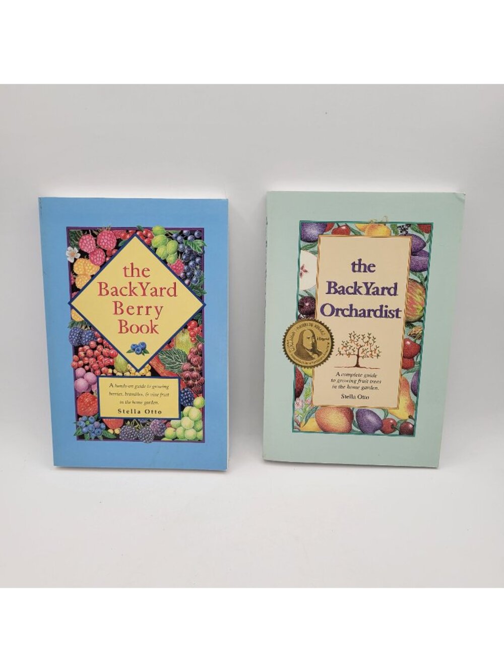 The Backyard Orchardist & Berry Book Lot By Stella Otto Vintage 1995 Softcover